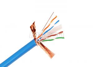 China FTP UTP SFTP 4 Pairs BC CCA Network Lan Cable , Indoor Cat 6 FTP Cable 305m Pull / Box wholesale