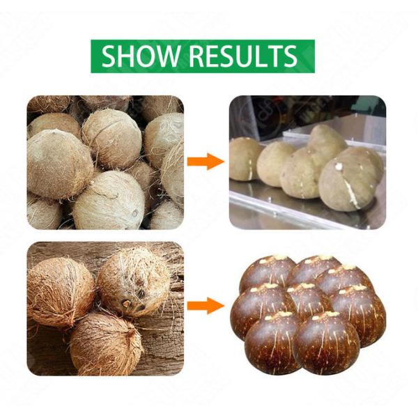 Coconut Husking SS304 Semi Automatic Food Processing Machines