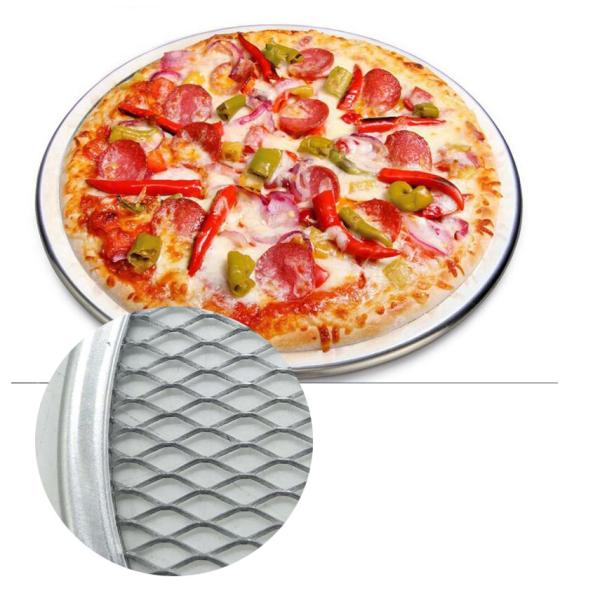 Non Stick 8 Inch --22inch Aluminum Mesh Pizza Screen Customized Size