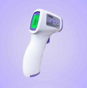 China IR Infrared Digital Thermometer Non Contact Medical Thermometer White on sale