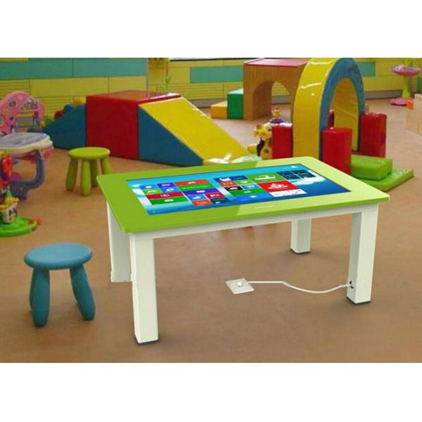 Lcd Interactive Smart Home Touch Screen Table Multi-Function Table With Computer For Kids / Family / Meeting