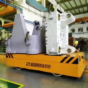 Automatic Charging Industrial Transfer Cart , 30 Tons Material Handling Trolley
