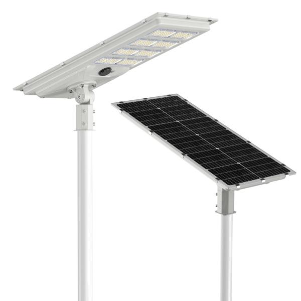 Quality LED All in Two Street Solar Panel Light 3.2v/150ah Lifepo4 Lithium Battery Waterproof for sale