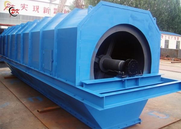 Quality Hopper Conveyor Feeding Rotary Drum Screen Trommel Sieve Separator for Diamond Ore for sale
