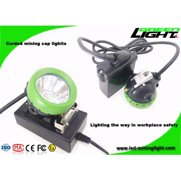 1.67W 10000lux LED Mining Hat Lamp 6.6Ah Rechargeable Miners Light