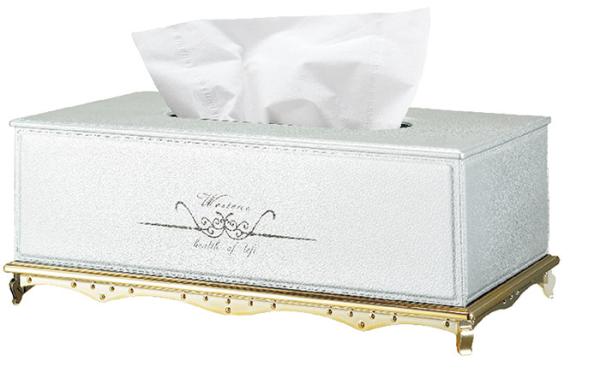 Quality Bathroom Medium Size European Rectangular Tissue Box for sale