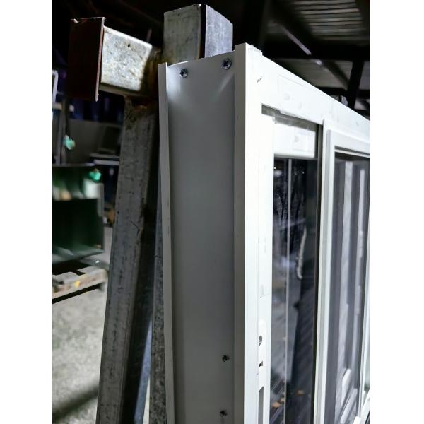 Aluminum Alloy Double Aluminium Glass Sliding Window Powder Coated With Touch Lock