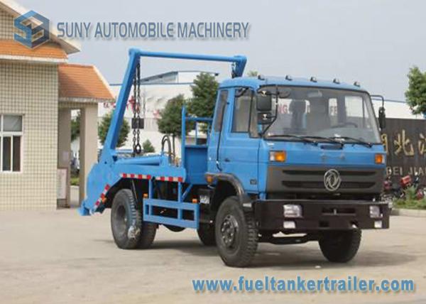 Quality Dongfeng 7 - 8 Tons Trash Trucks 4x2 Swing Arm Dual Axles 145 cab for sale