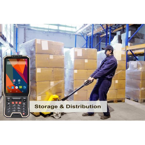 Cordless Handheld Android Barcode Scanners 1D / 2D Honeywell Barcode Engine Data Collector