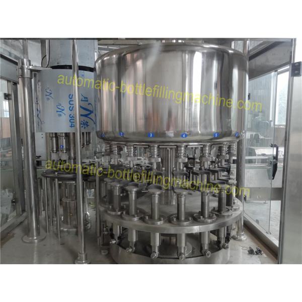 Glass Bottled Automatic Milk Filling Machine CE Approved Vacuum Negative Pressure Filling