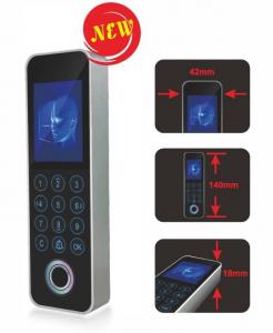 China Slim Door Fingerprint Access Controller Linux System 2 Inch Touch Less Screen wholesale
