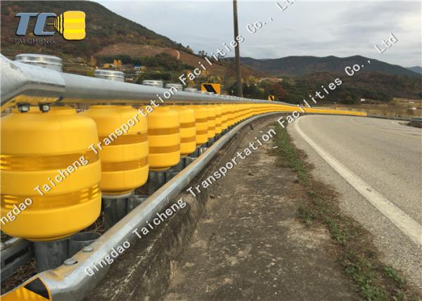 Quality Median Strip Roller Crash Barrier Collision Avoidance 10 Years Lifetime for sale