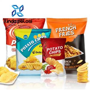 China 9 Colors Laminated Flexible Packaging Roll Printed Plastic Bags For Food Packaging wholesale