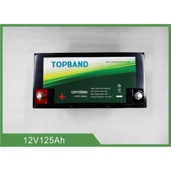 12 Volt RV Camper Battery 125Ah Normal Capacity Deep Cycle Lithium Battery