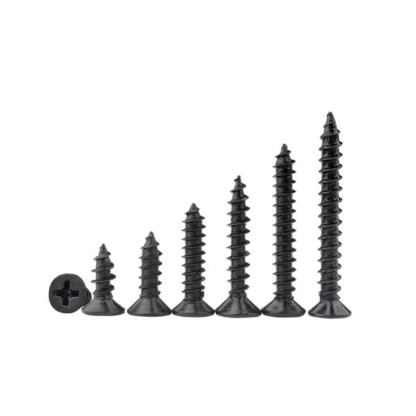 Metric Phillips Flat Head Timber Wood Strength Galvanized Self Tapping Screws ISO Standard