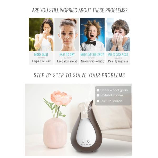 Wholesale Household Remote Control Scent Oil Diffuser Humidification Cool Mist Sprayer Aroma Diffuser With NIght Light