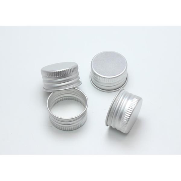 Customized Color Aluminium Screw Caps 24mm Round Shape For Threaded Bottles