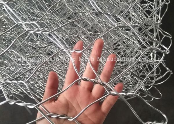 Quality Protect Ecological Environment Hexagonal Gabion Basket 4.0mm Heavy Galvanized for sale