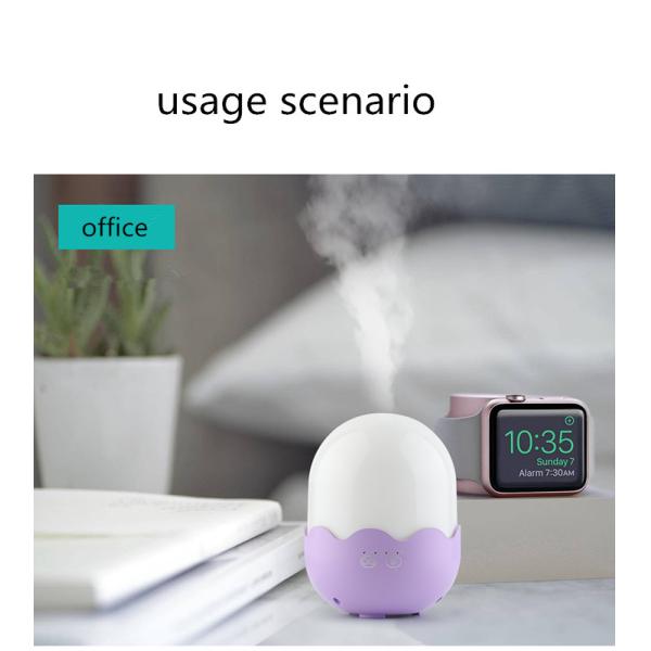 5W Rated Power Aroma Diffuser Humidifier DC5V 117 * 153mm Air Purifier With Colorful Lights