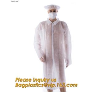durable chemical resistant lab coats,elastic material coverall workwear