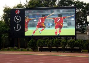 China 320x160mm 16bit P10mm Stadium Perimeter LED Display wholesale