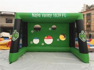 China 0.9mm PVC Inflatable Sports Games Water Polo Football Goal For Pool on sale