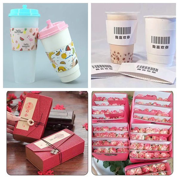 3 layer 100gsm + 100gsm + 100gsm White Single-face Corrugated Paper For Coffee sleeve 20 x 30cm 3 layer 100gsm + 100gsm + 100gsm White Single-face Corrugated Paper For Coffee sleeve 20 x 30cm