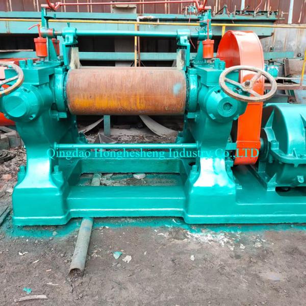 450V Second Hand Used Rubber Open Mill Two Roll Mixing Mill Machine