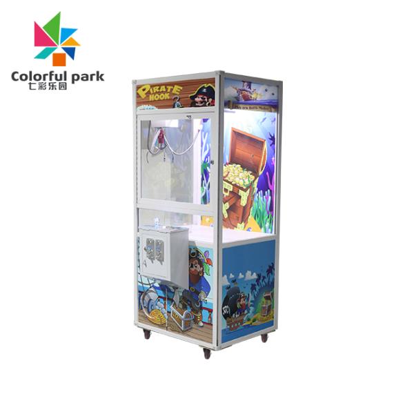 Kids Playground Pirate Hook Claw Machines Mini Lifting Crane Vending Machines