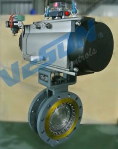 China Flanged High Performance Butterfly Valves / Pneumatic On Off Butterfly Valve wholesale