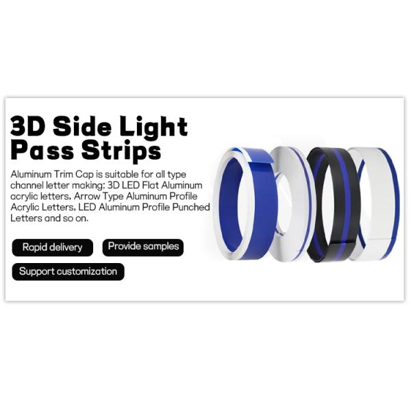 5CM 3D Polymer Luminescent Edge Aluminum Coils for Channel Letters