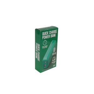 China Supermarket CDR Packing Paper Box , Green Electronics Power Bank Packaging Box on sale
