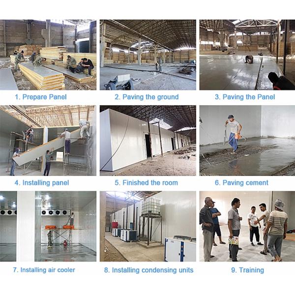 50cbm 15tons Insulated Doors Cold Room With Energy Saving