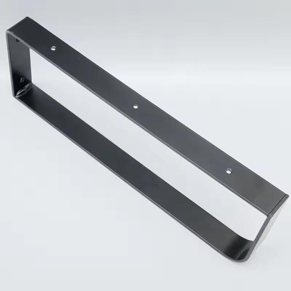 Matte Black Stainless Steel Towel Bar Self Adhesive Bathroom Wall Mounted Towel Rack