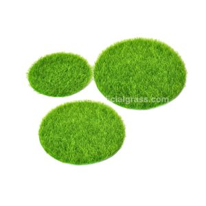 Indoor Round Artificial Grass Mat Diameter 100cm 120cm 200cm