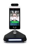 RS232 IPS Face Recognition Biometric Device , Body Infrared Thermometer Kiosk