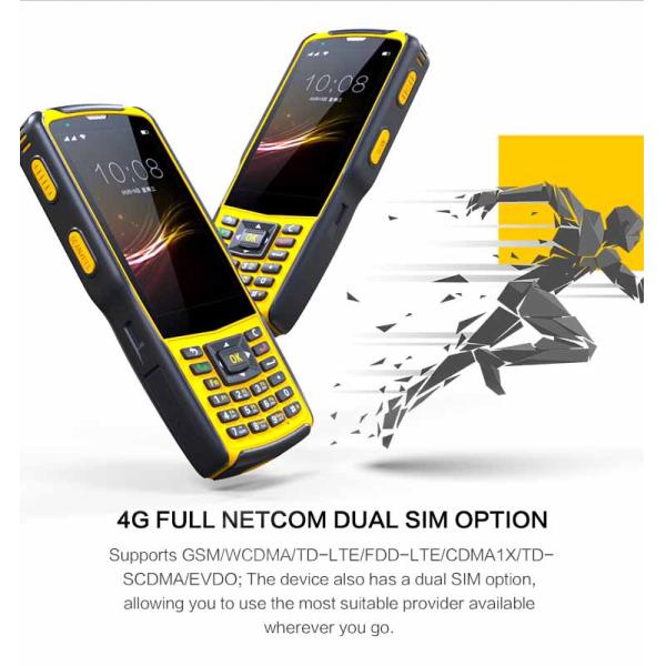 S5 Handheld Waterproof 2D Barcode Scanner Reader PDA