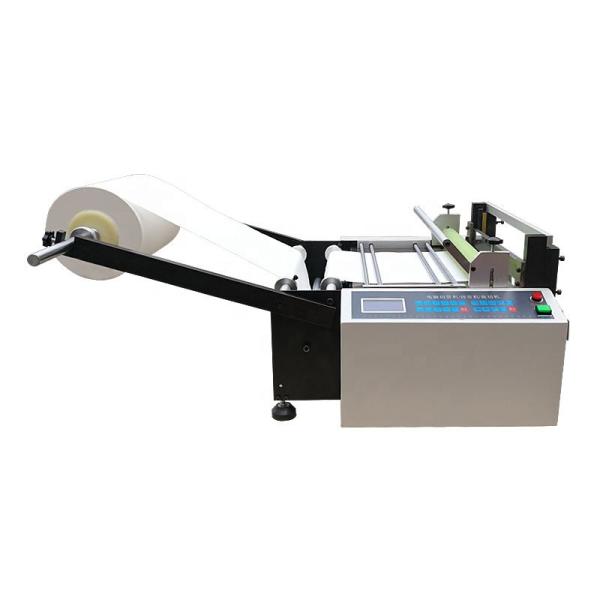 QK-300 Desktop Automatic Paper Cutting Machine , A3 A4 Non Woven Roll To Sheet Cutter