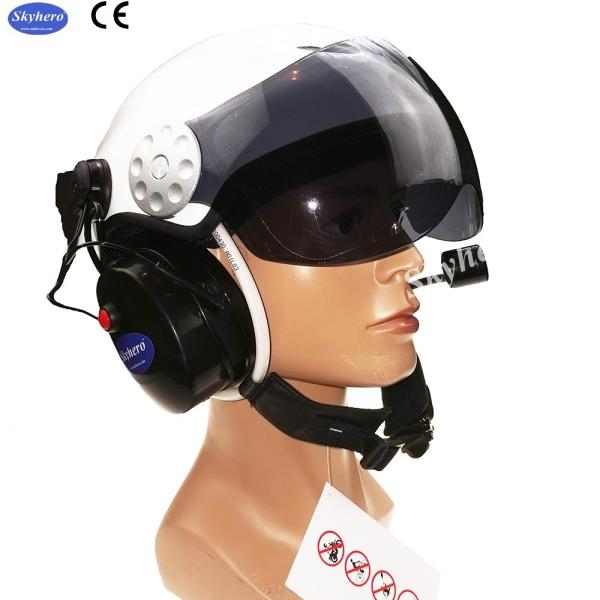 En 966 Standard Powered Paragliding Helmet Noise Cancel Paramotor Helmet Color Red Black White Blue Paramotor