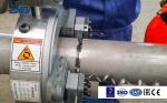 High Efficiency Pneumatic Tube Cutting And Beveling Equipment with Split Frame