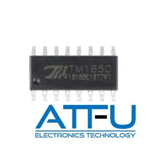 China Digital TM1650 LED Display Driver IC , 8 / 7 Segment Driver Chip With Keyboard Scan Interface wholesale