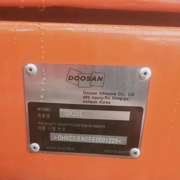 Second-Hand Doosan DX225 Excavator Has Excellent Performance Like A New Machine