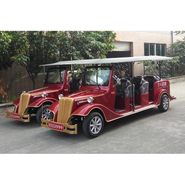 Luxurious Electric Vintage Cars With 8 Seats , 48V Classic Battery Powered Golf Cart
