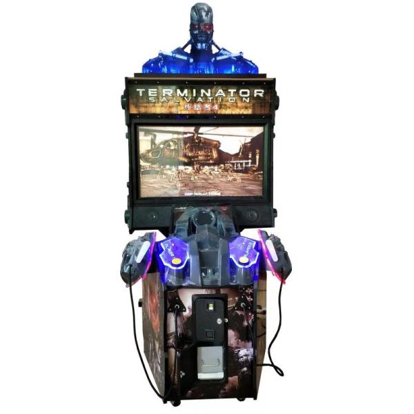 Arcade Coin Operated 42 Inch Gun Video Shooting SimulatorTerminator Game Machine