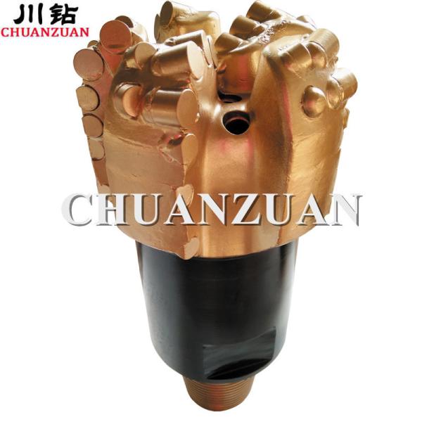 Steel Body Polycrystalline Diamond Drill Bits 165MM 6 1/2 Inch With Middle Cutter