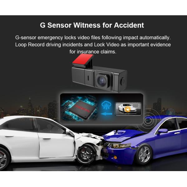 4K 2K Front And Rear Dual Blackbox DVR Dash Cam Camera Car Camcorder 170 Degree