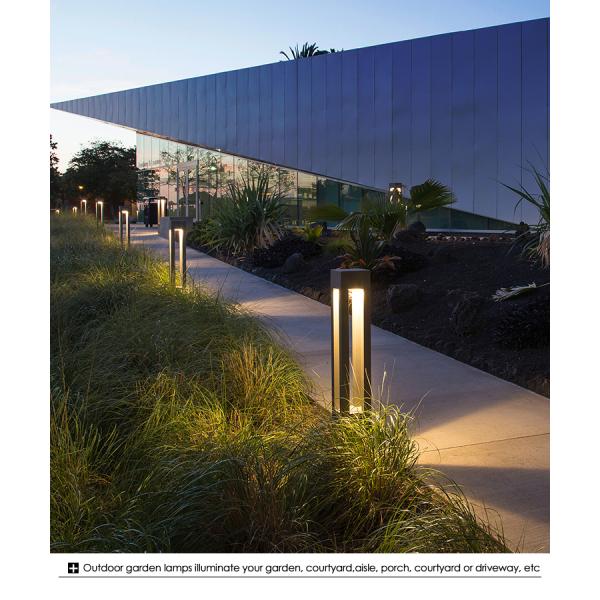 Bollard Landscape Lighting Outdoor 160*160*800MM Bridgelux LED 3000K 10w With Two Year Warranty