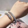 Buy cheap 925 Sterling Silver Snake Bangle Bracelet Cuff Open Size Jewelry from wholesalers