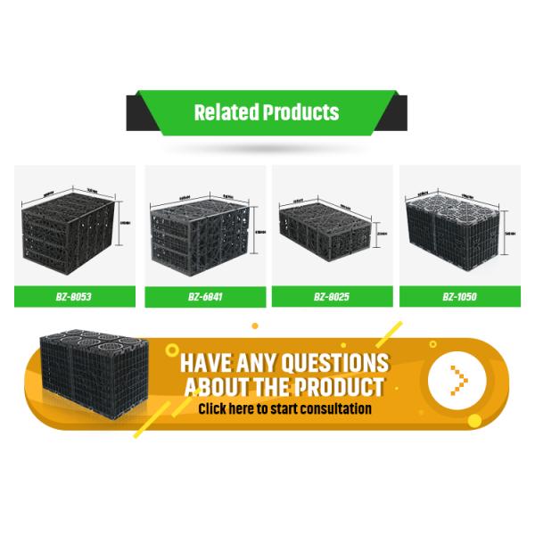 468L Water Storage Capacity Plastic Underground Attenuation Rainwater Harvesting Tank