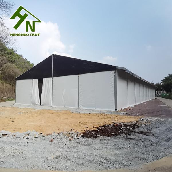 Antibacterial Outdoor Temporary Warehouse Tent PVC Canvas 3m To 50m Wide Tents